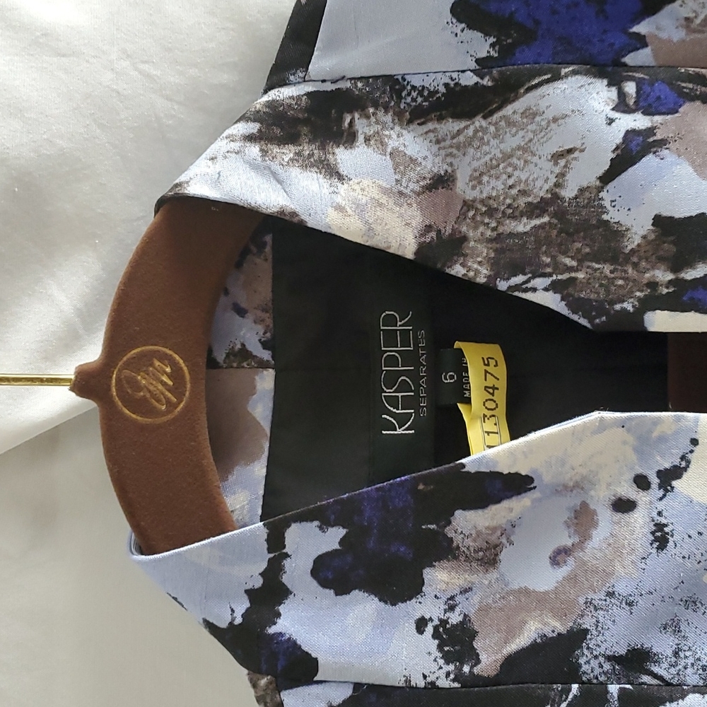 Kasper unstructured floral jacket